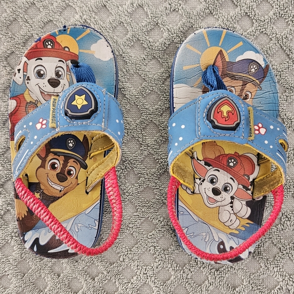 Paw Patrol Blue Robe and Sandle Bundle - Picture 6 of 12